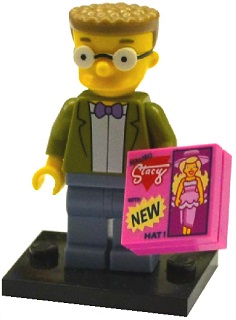 colsim2-15 Waylon Smithers, The Simpsons, Series 2 (Complete Set with Stand and Accessories)