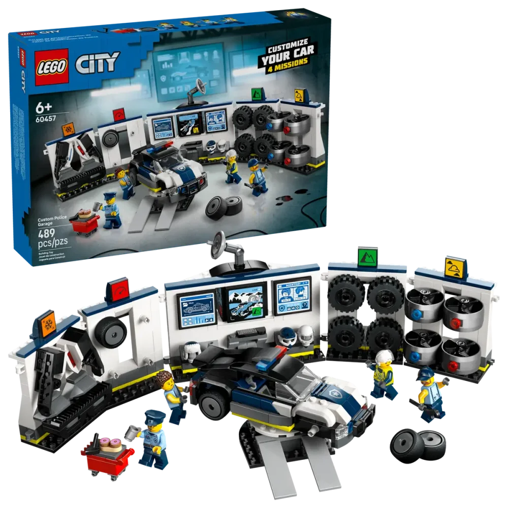 LEGO® City 60457 Tuningová policajná autodielňa