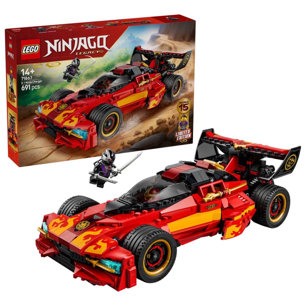 LEGO® NINJAGO® 71867 Kaiovo červené superauto: 15 rokov NINJAGO
